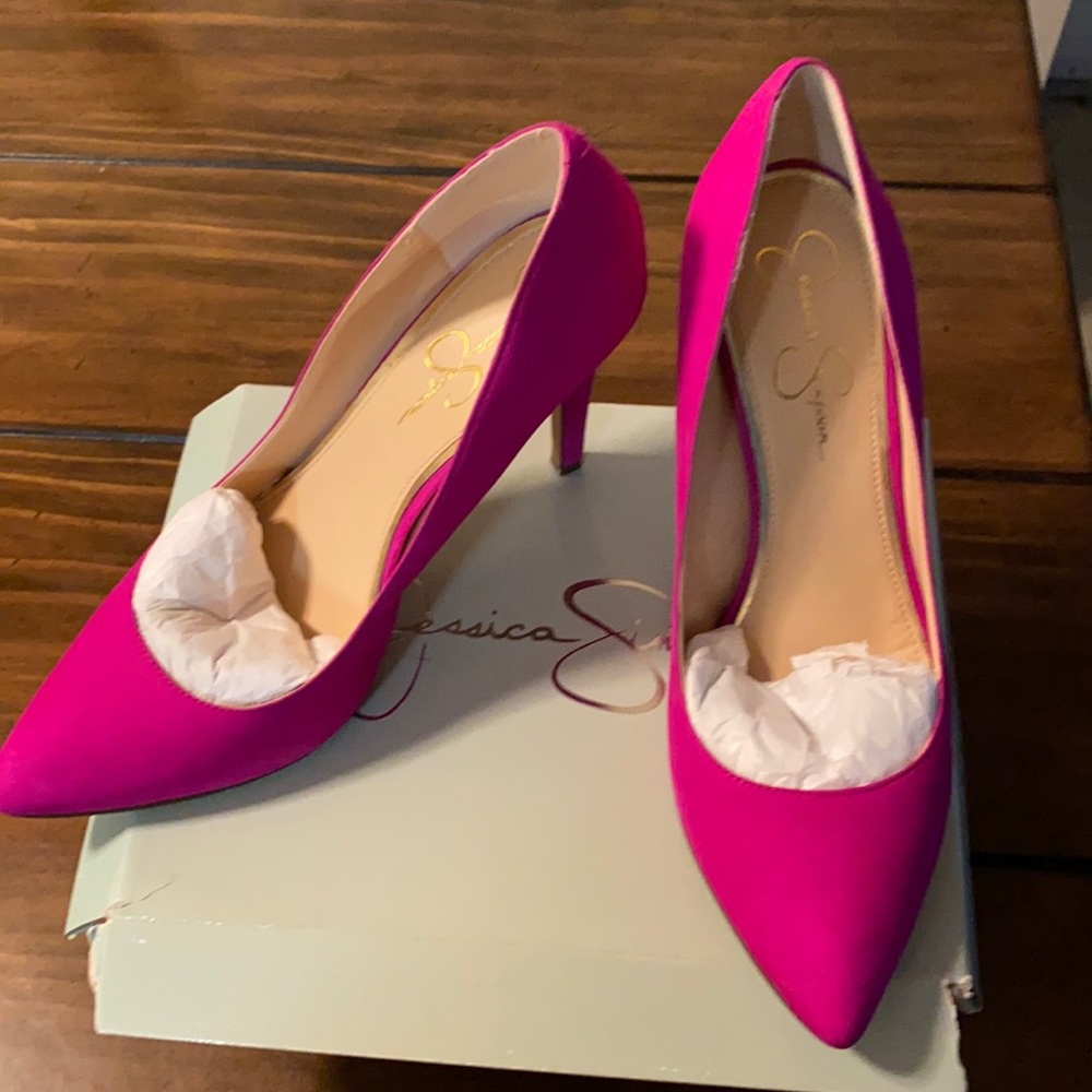 Jessica Simpson, pump, Twilight Magenta, Veronica